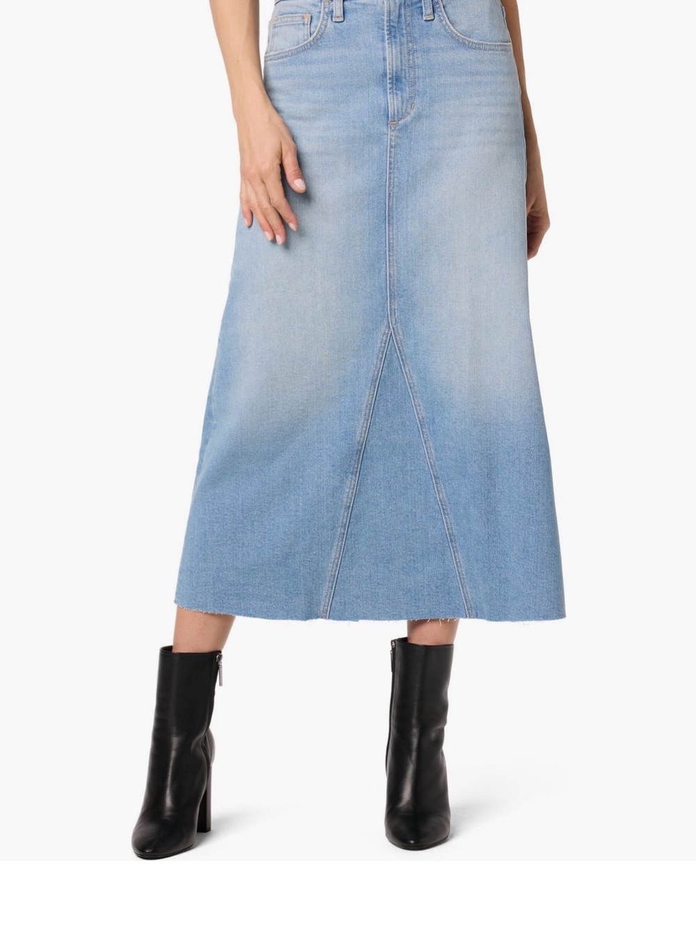 Joe's Maxi “Daria” Light Blue Denim Skirt sz 25